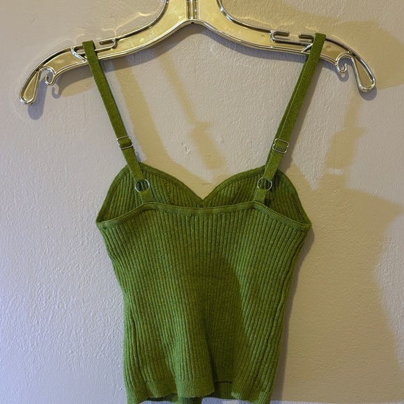 Wild Fable Olive Ribbed Cami Top - Picture 2 of 2